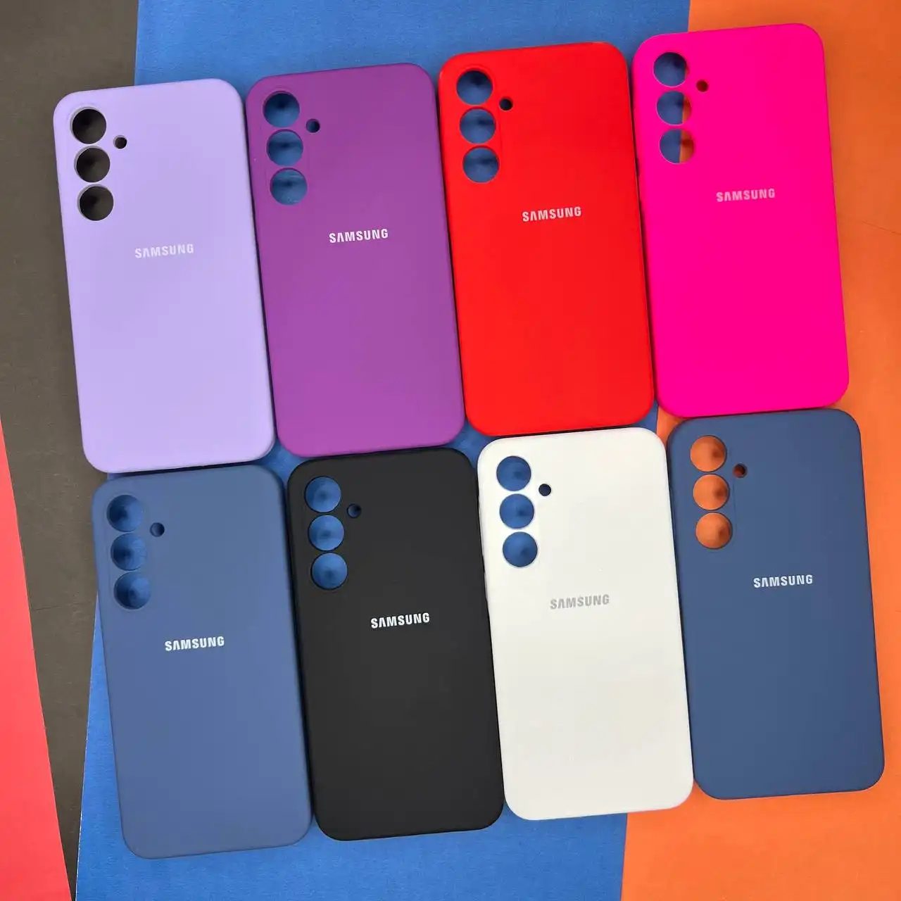 کاور سیلیکونی اورجینال (پاک کنی - تست فندک) مناسب برای گوشی موبایل سامسونگ Galaxy A55
