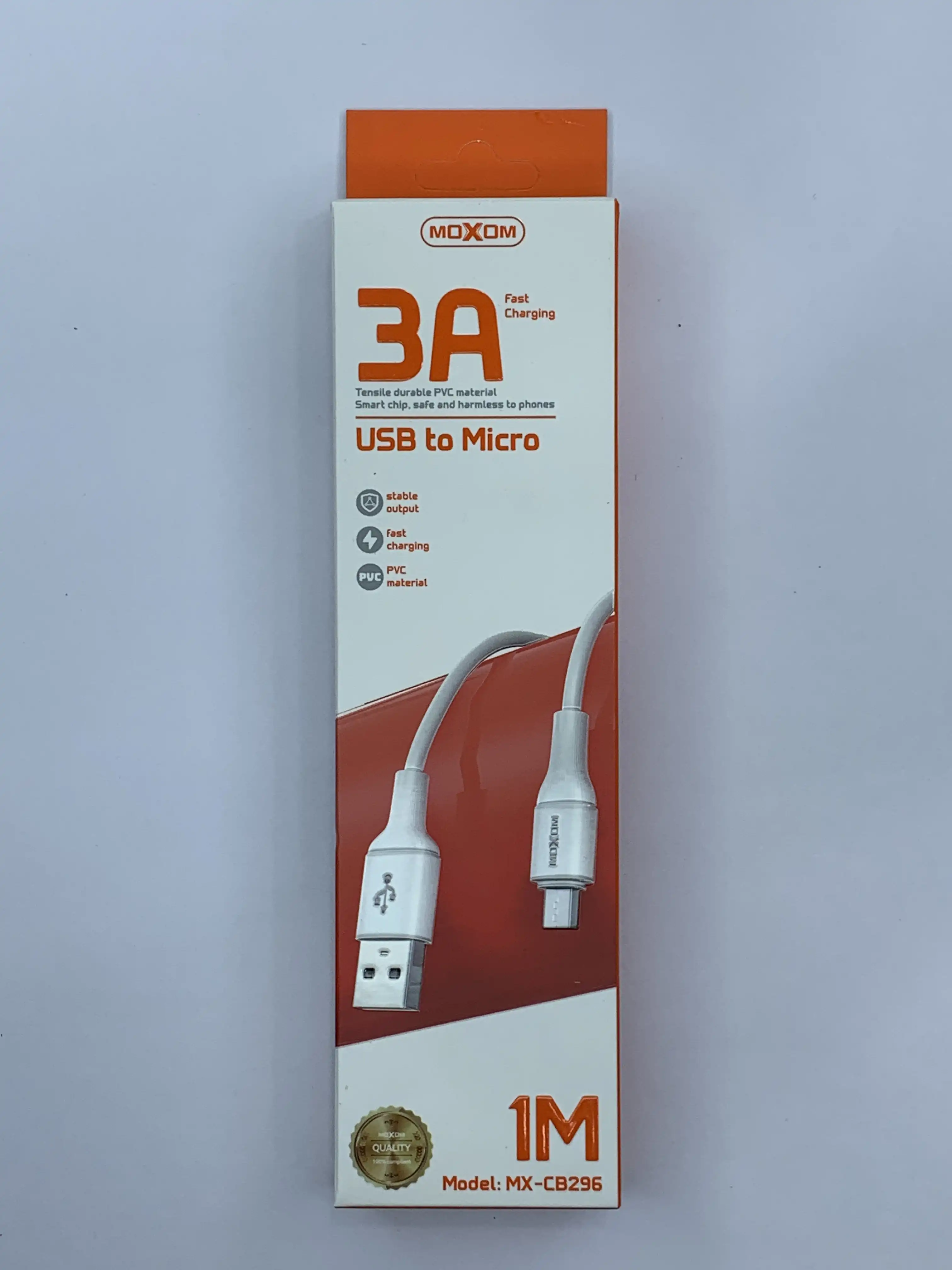 کابل تبدیل USB به microUSB موکسوم