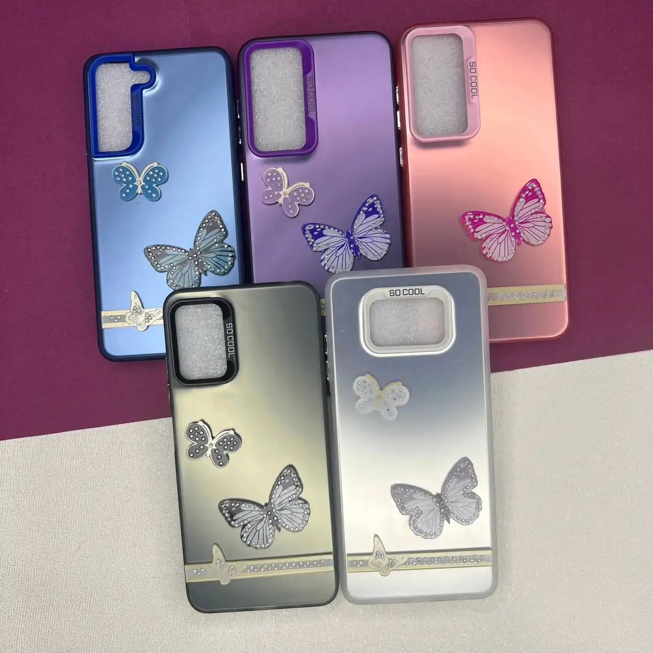 کاور سوکول مدل پروانه ای مناسب برای گوشی موبایل سامسونگ Galaxy A02