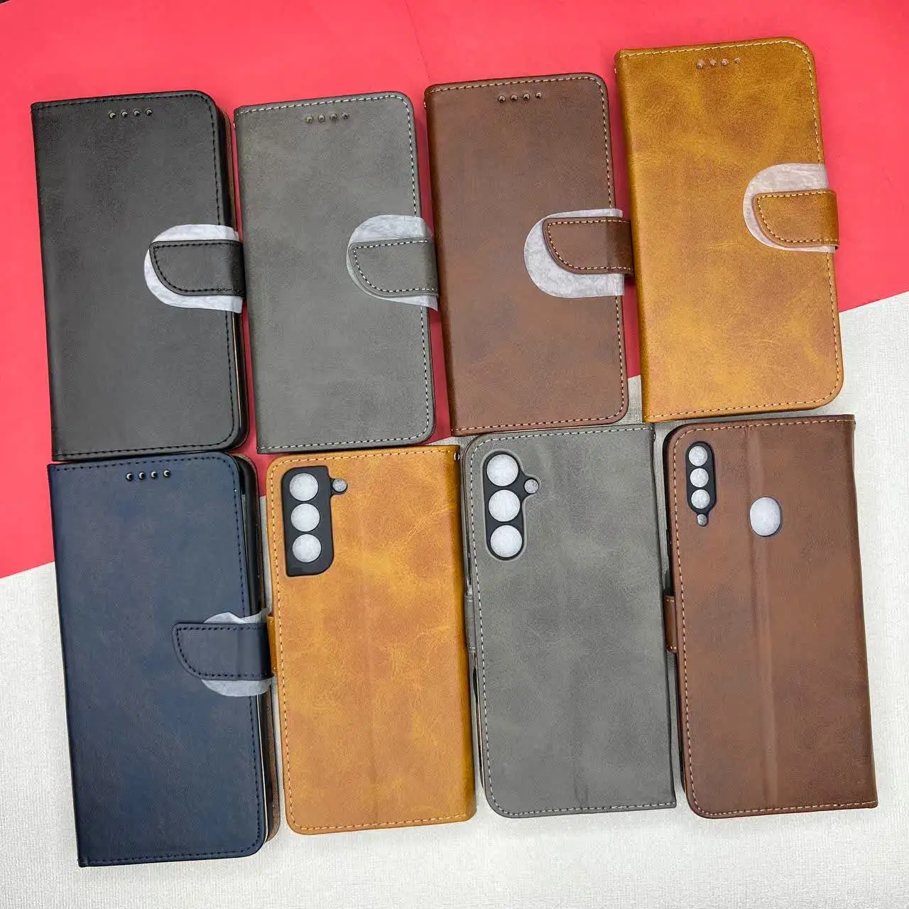 کیف چرمی جا کارتی دار مناسب برای گوشی موبایل سامسونگ Galaxy A06