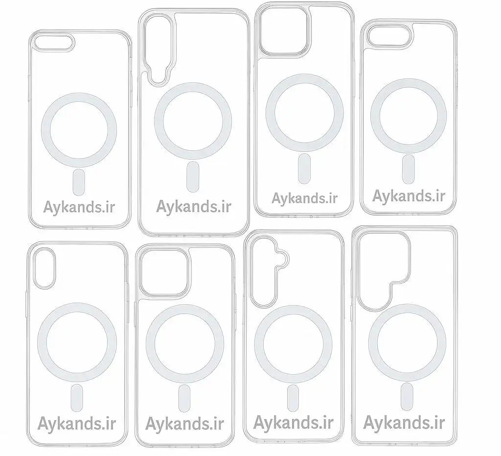کاور مگ سیف مدل clear case مناسب برای گوشی موبایل سامسونگ Galaxy Z Flip3
