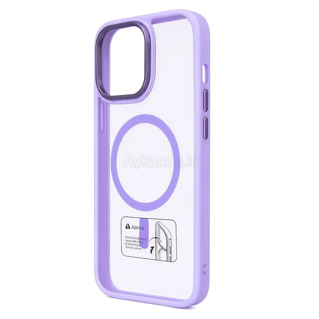 قاب اورجینال IPHONE 11 Pro Max مگ سیف دار مدل Metal Case Stand به همراه محافظ لنز رینگی ست