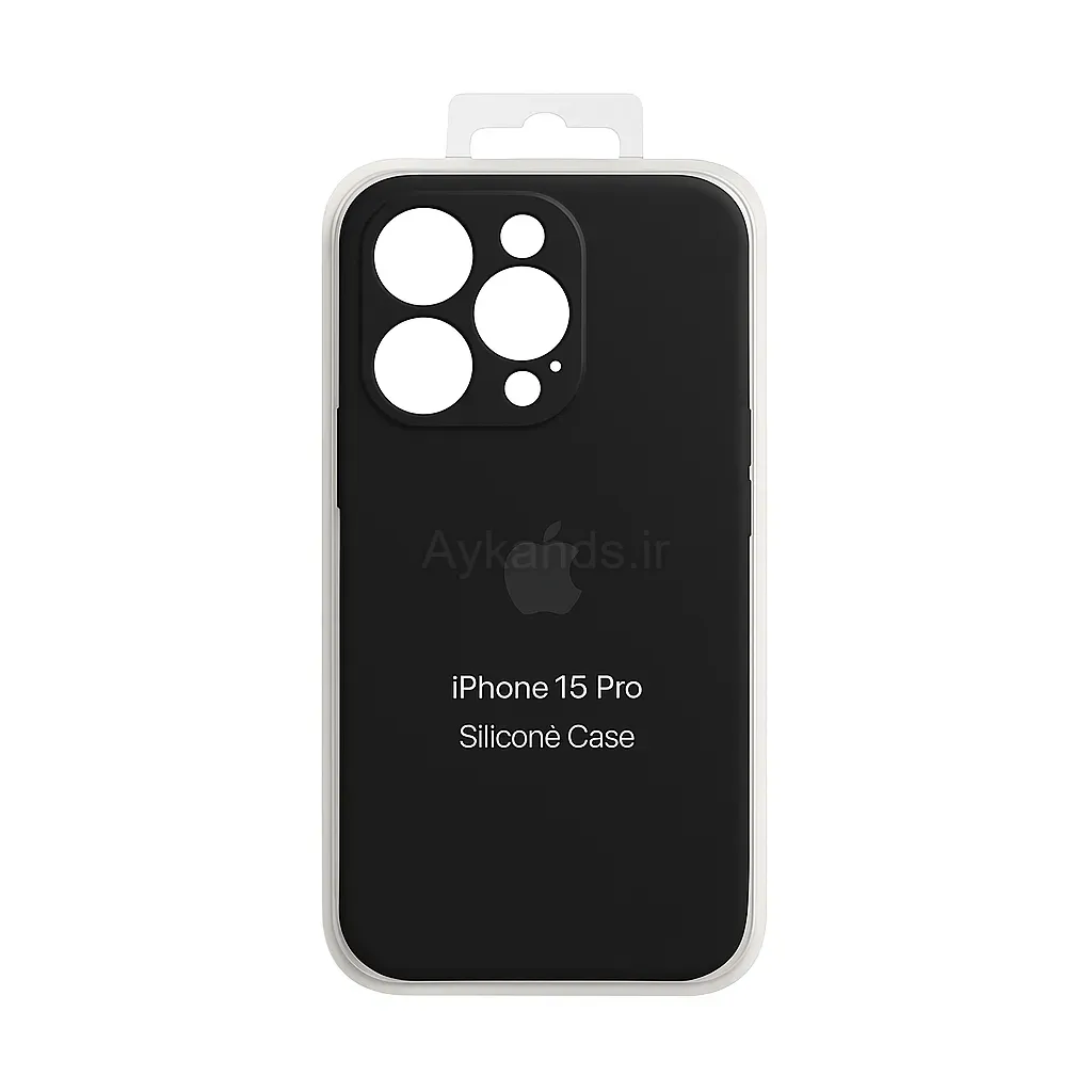 کاور مدل سیلیکونی مناسب برای گوشی موبایل اپل iPhone 15 Pro