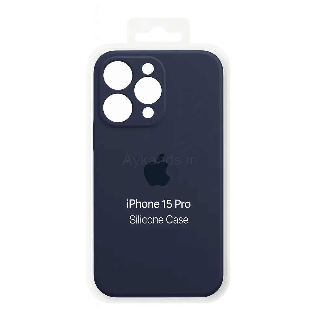 کاور مدل سیلیکونی مناسب برای گوشی موبایل اپل iPhone 15 Pro