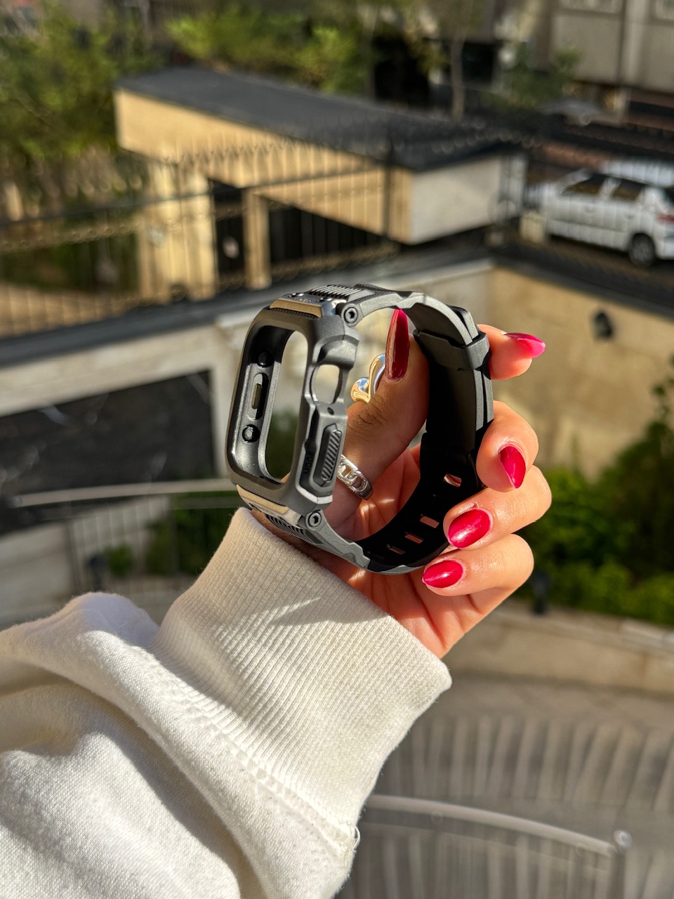 بند و گارد اپل واچ طرح G-SHOCK