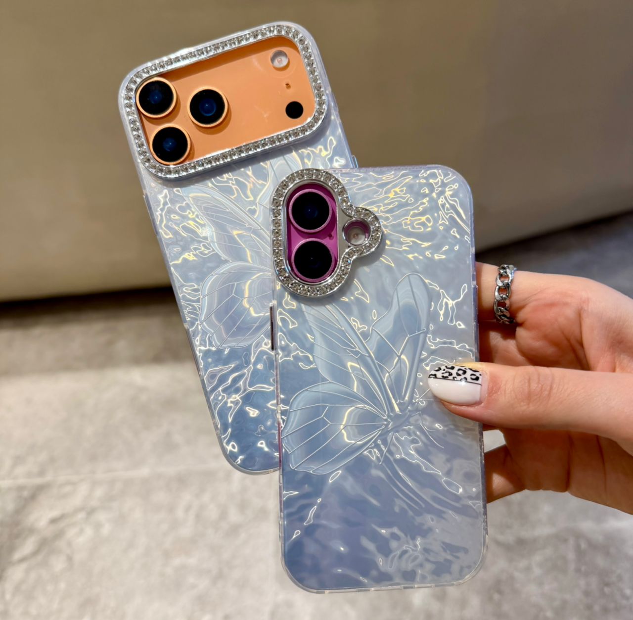 کاور Ice butterfly مناسب برای گوشی موبایل iPhone 17