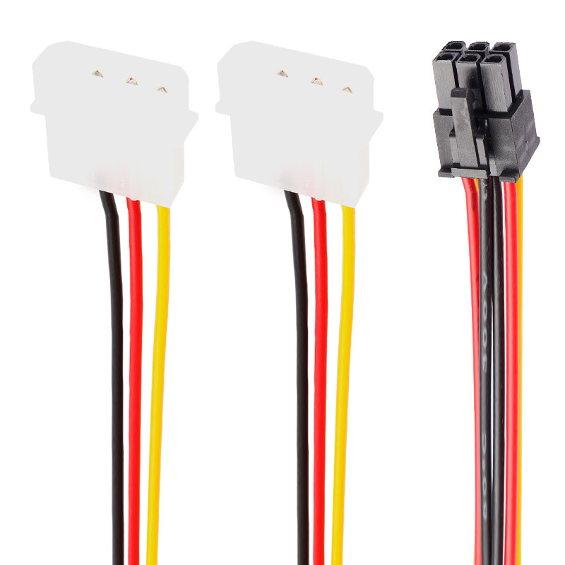 کابل تبدیل برق مولکس به 6 پین Royal 20CM