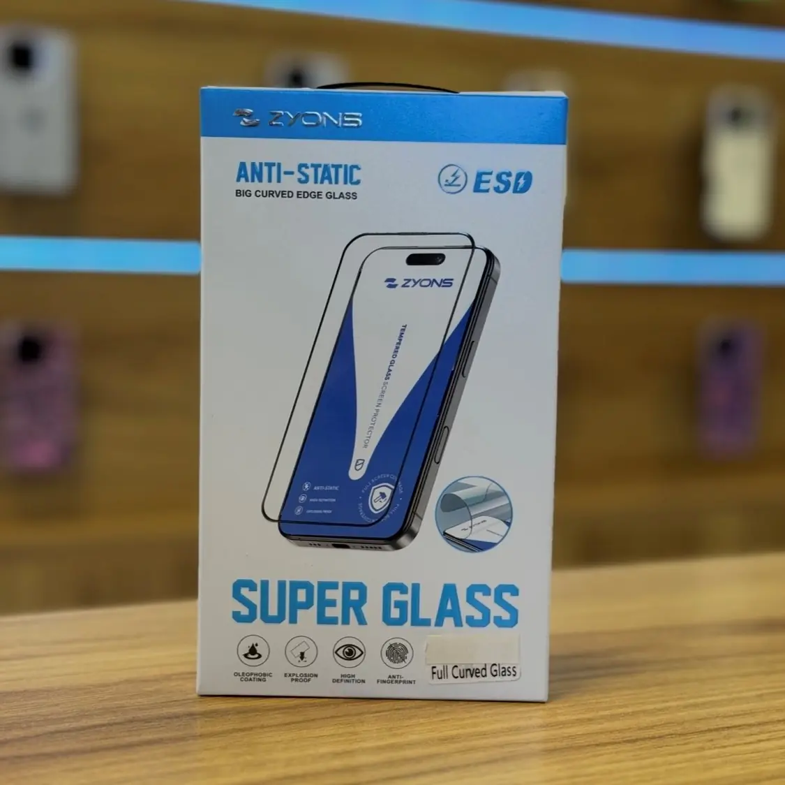 گلس آنتی استاتیک زیونس مدل ZYONS ANTI Static IPHONE 11/Xr